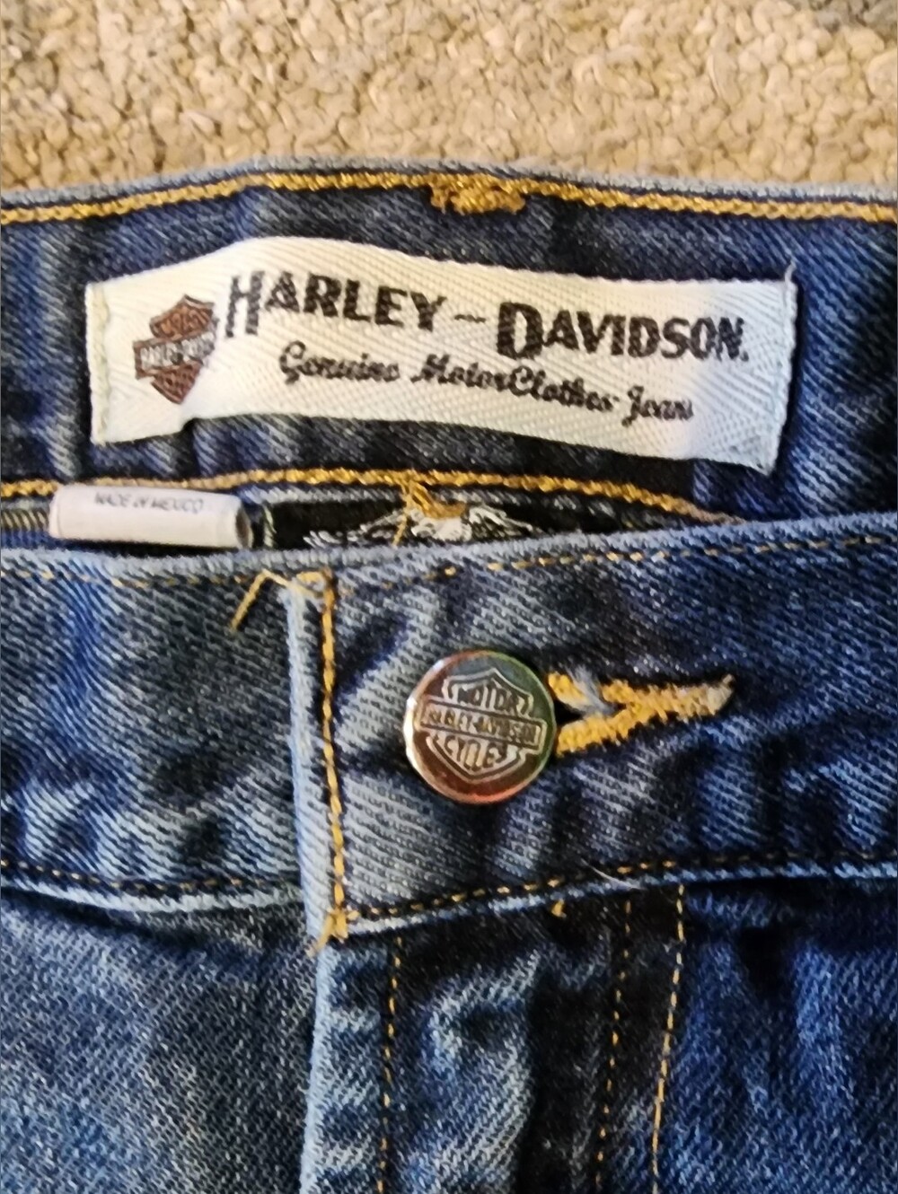 Harley-Davidson Distressed Denim Jeans 38x30